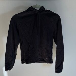 Under Armour Black Loose Cropped Hoodie